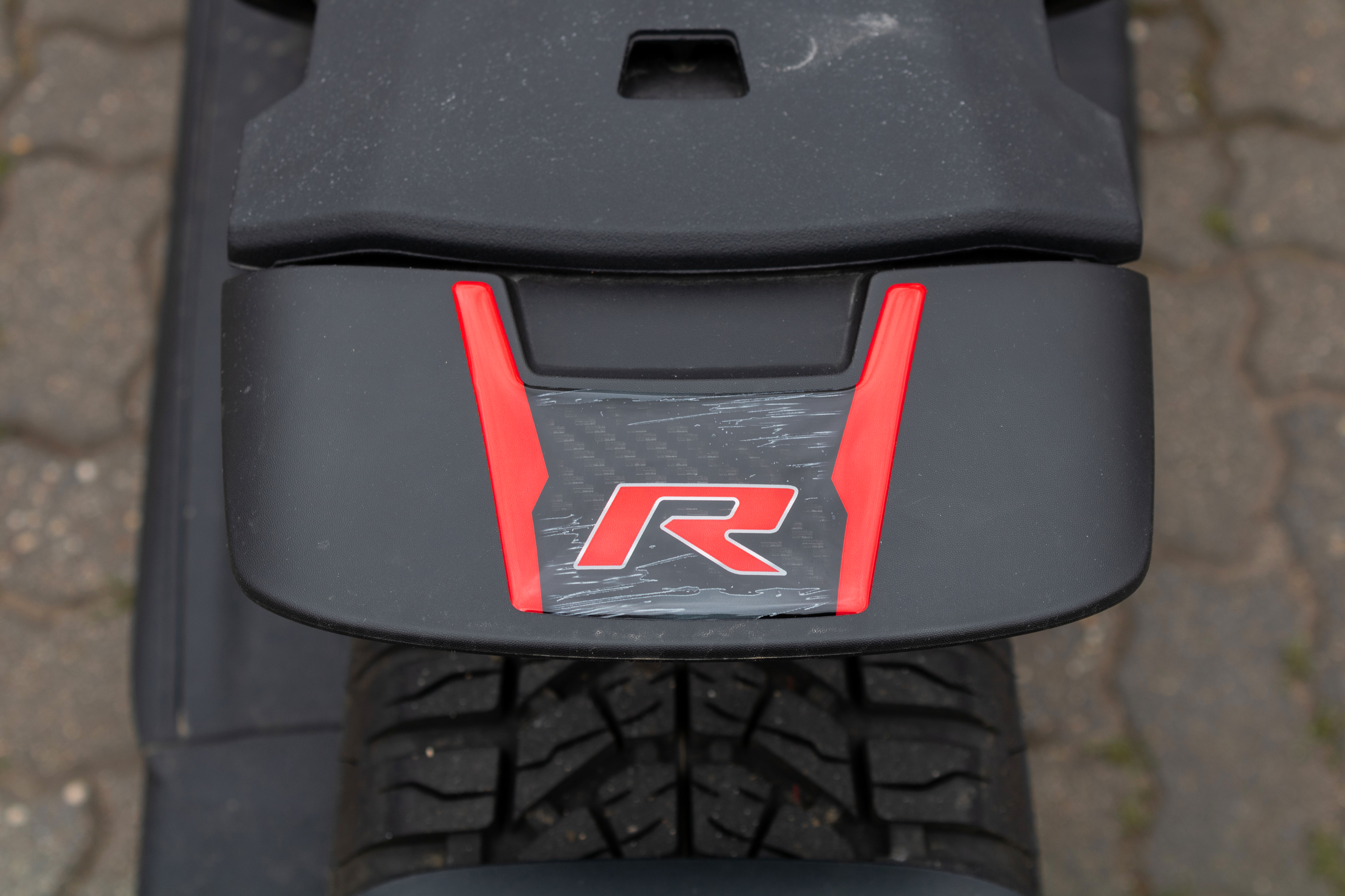 Rally-Kotflügel Dekor Sticker Carbon Rot passend für can-am Ryker