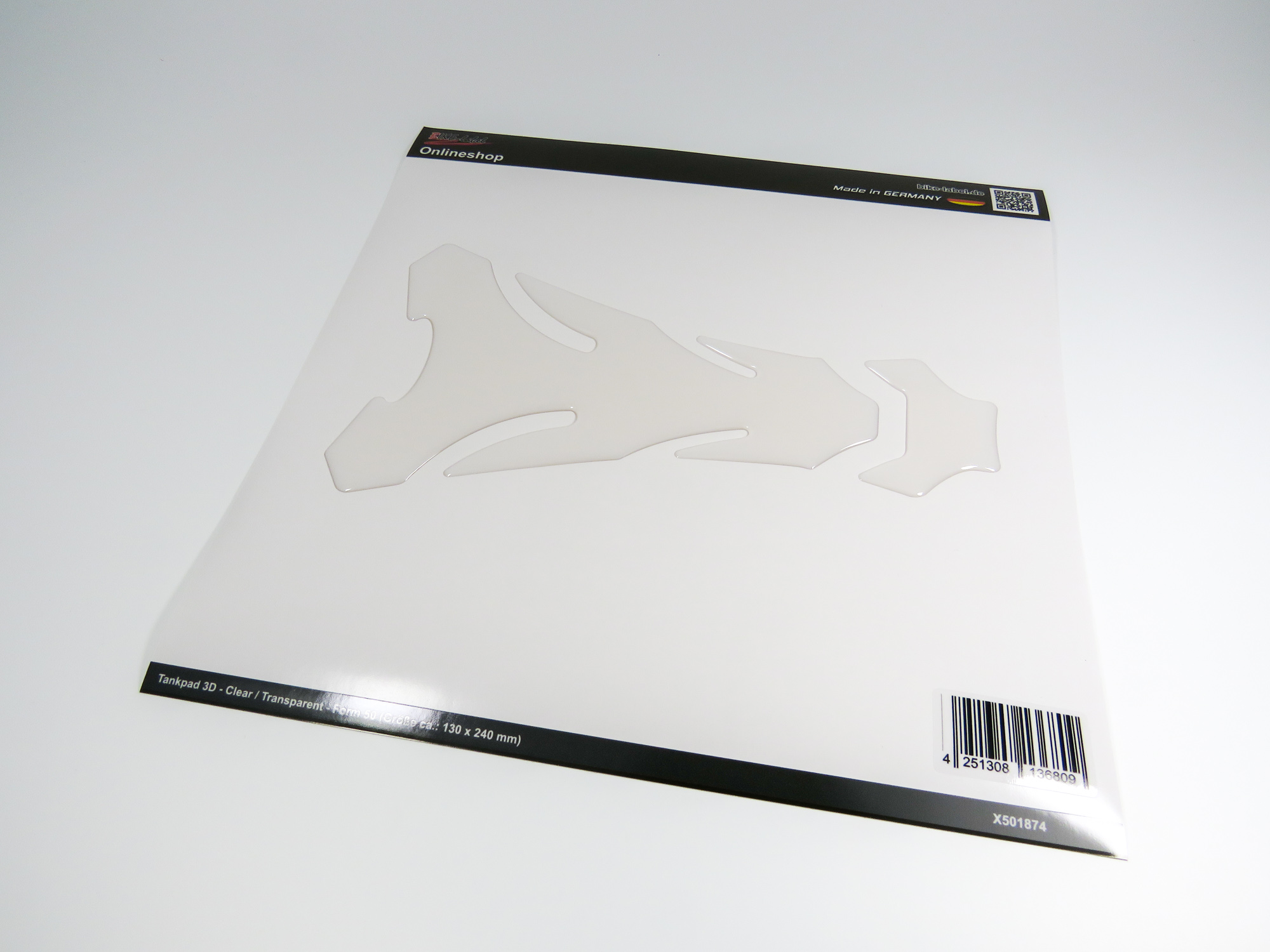 Motorrad Tankpad 3D Aufkleber - Transparent Lackschutzfolie Tankschutz