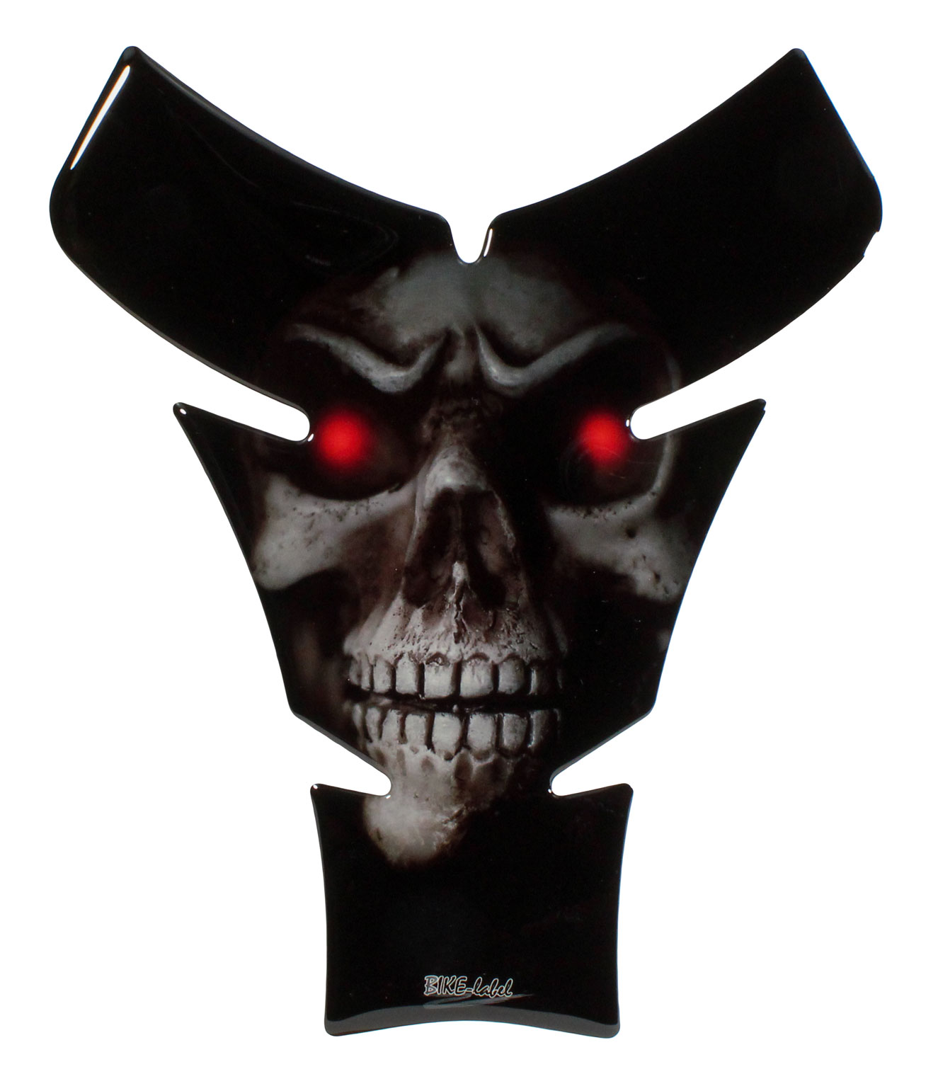 3D Motorrad Tankpad Aufkleber – Totenkopf Skull Design – Kratz- & Lackschutz für den Tank