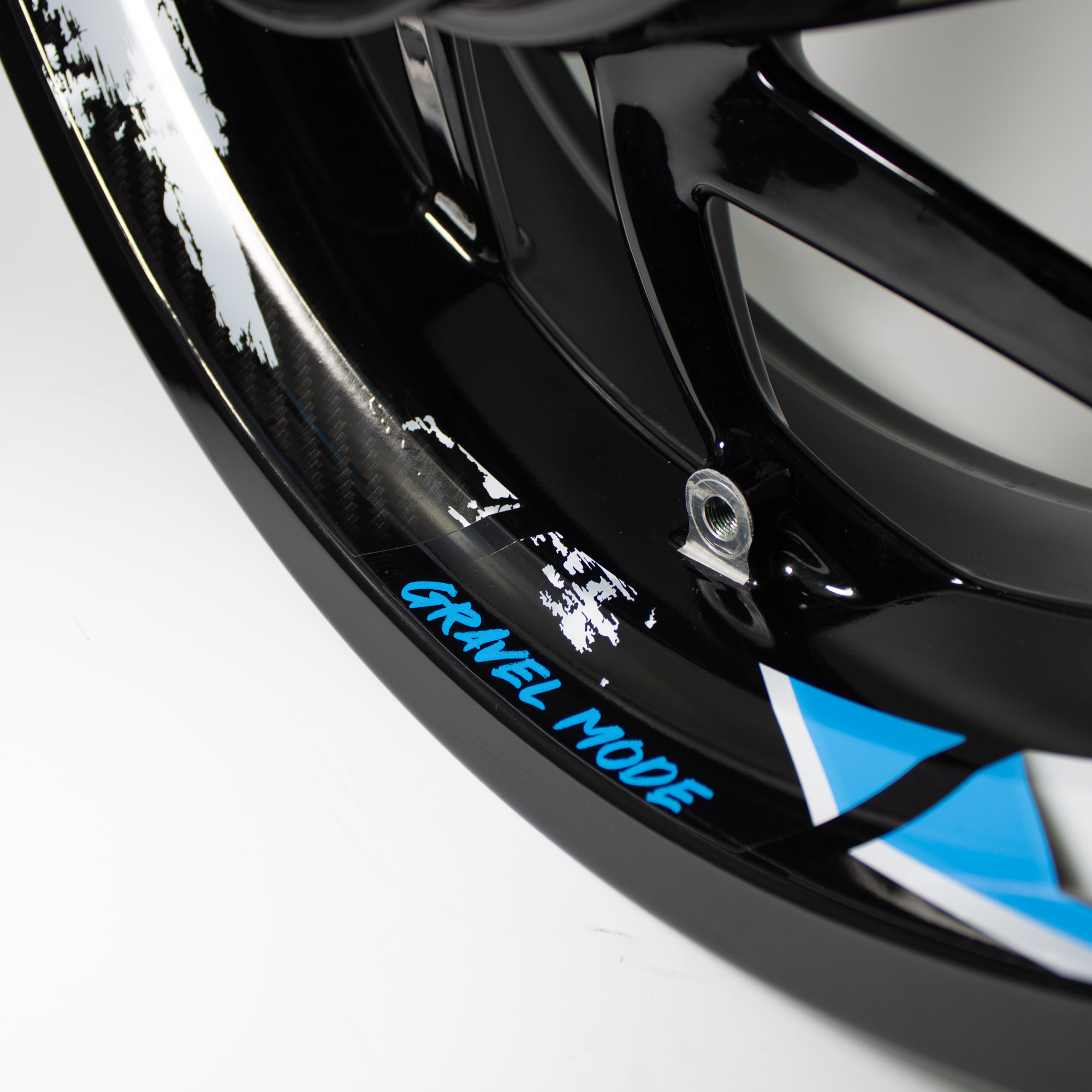Extra breite Felgenbett Aufkleber Dustline 18er Set Rim Stripes Motorrad Auto
