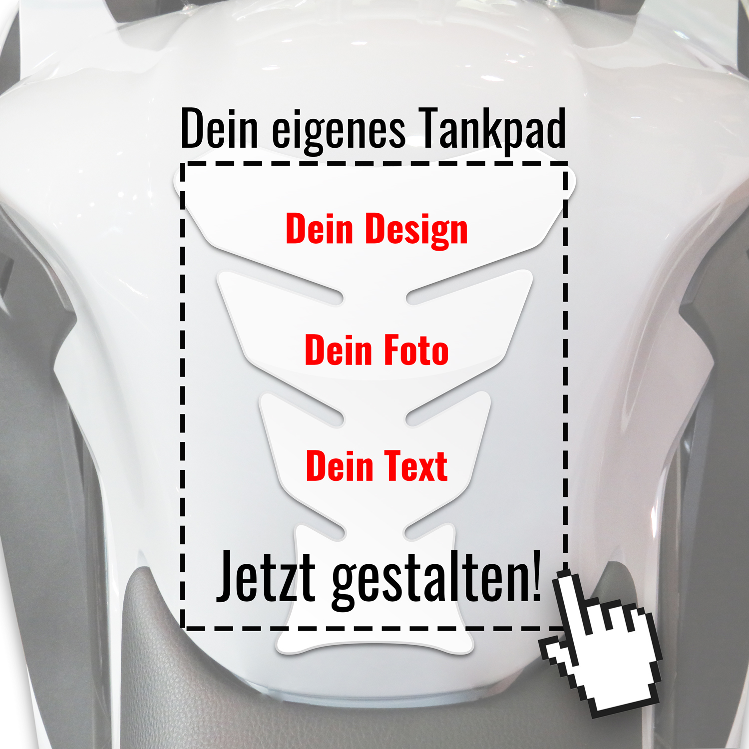 Wunsch-Tankpad selber gestalten für dein Motorrad Wunsch-Tankpad selber gestalten für dein Motorrad
