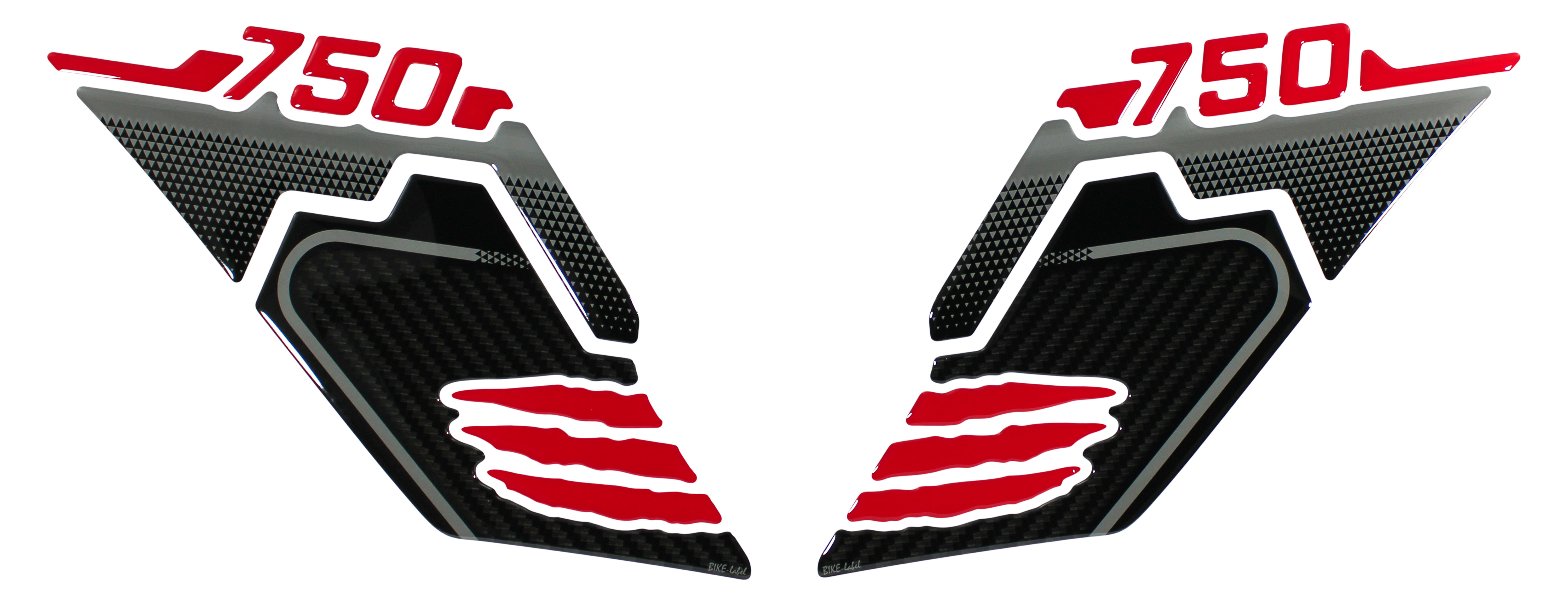 Seitentankpad Schutz Aufkleber kompatibel für Honda XL750 Transalp Carbon grau Seitentankpad Schutz Aufkleber kompatibel für Honda XL750 Transalp Carbon grau