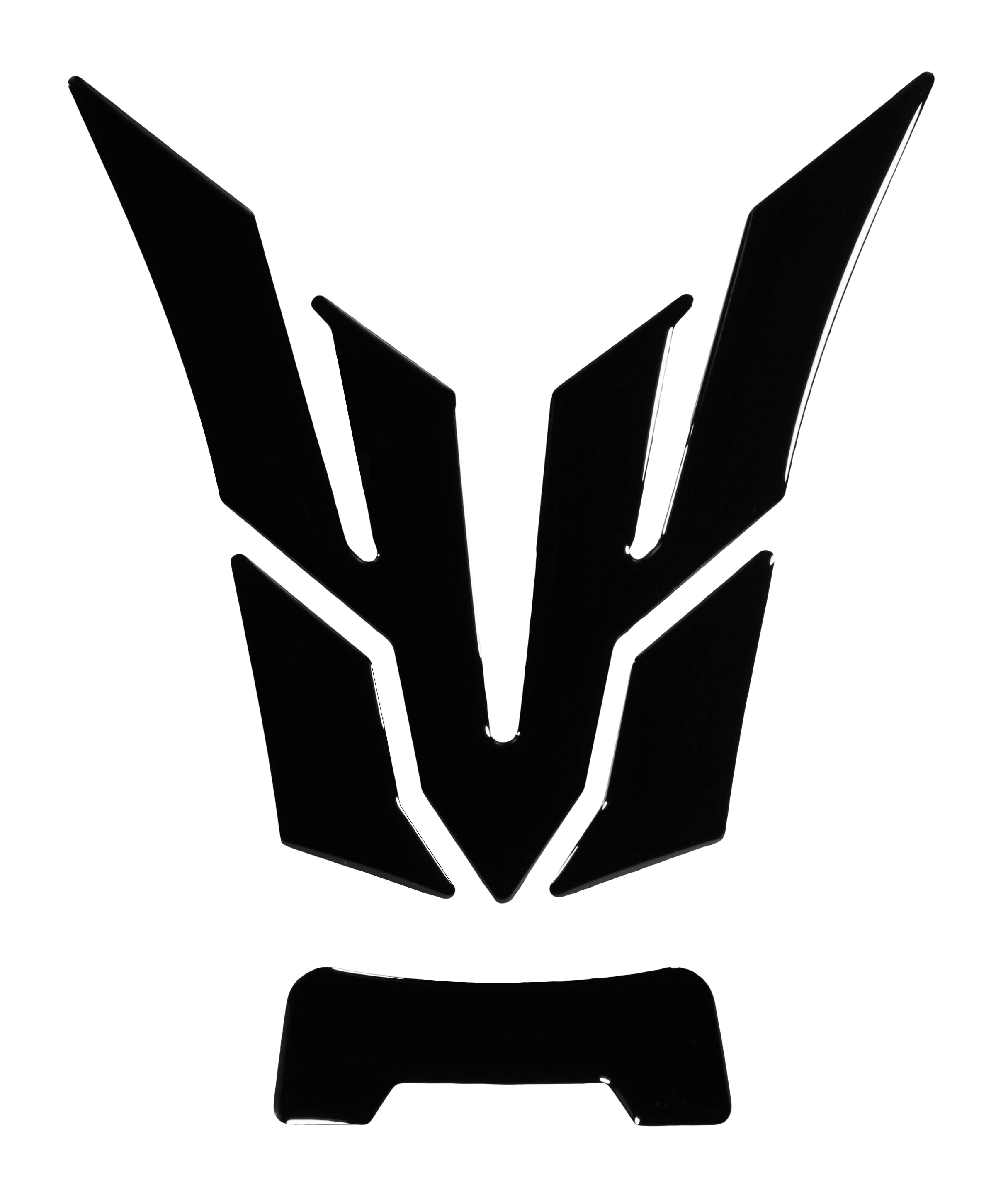 Tankpad Motorrad Aufkleber 3D kompatibel mit Yamaha MT-03 Uni schwarz ab BJ 2022 Tankpad Motorrad Aufkleber 3D kompatibel mit Yamaha MT-03 Uni schwarz ab BJ 2022