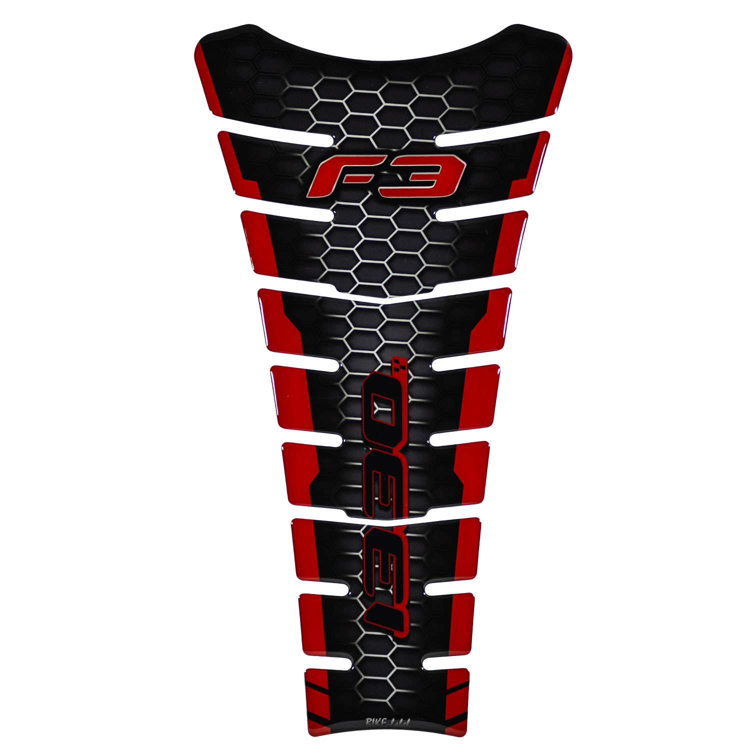 Tankprotektor Tankpad Wabe kompatibel mit can-am Spyder F3