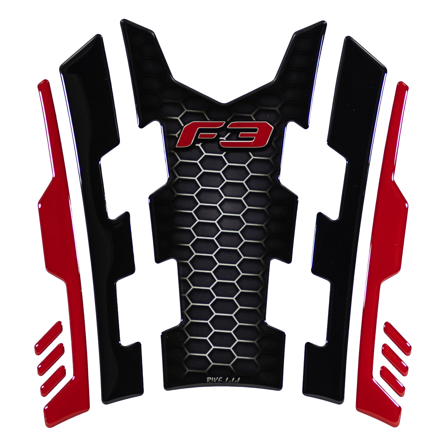 Aufkleber 3D Tankpad Wabe kompatibel mit can-am Spyder F3
